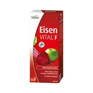 Huebner Eisen Vital德国铁元素500ml女性孕妇补铁补气血口服液*2
