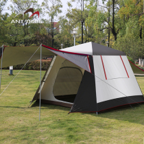 Ant tribe outdoor automatic 3-4 people 5 people wild rain and sun protection double layer speed open aluminum pole camping tent