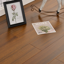 Lanqijiaer pure solid wood floor factory direct sales imported A-grade African round bean rosewood color Chinese classical style