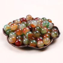 Colour Manau loose beads Round Beads Diy Hand Woven Wearing Bracelet Crystal String Beads Handstring Ornament Accessories Material