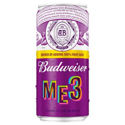 百威啤酒me3果啤270ml*10听
