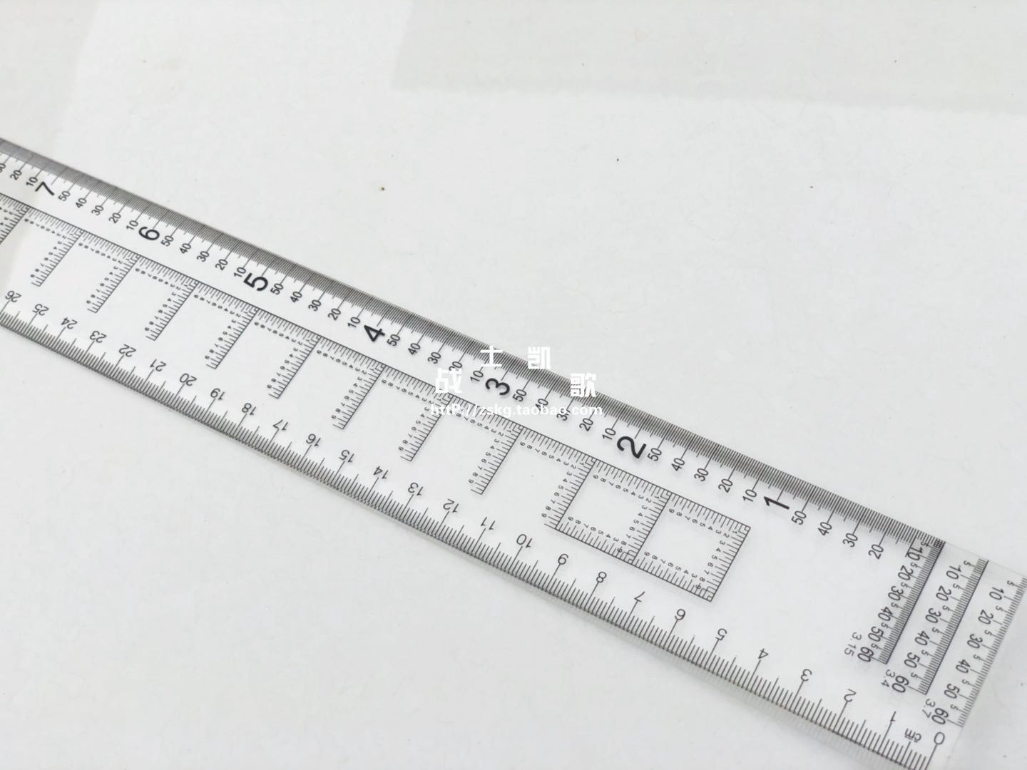 长1:5万综合经纬度尺 地理坐标尺 直角坐标尺