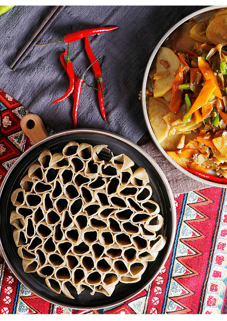 低脂低卡山西特产小吃窝窝莜面烤姥姥杂粮面食全麦代餐粗粮主食品