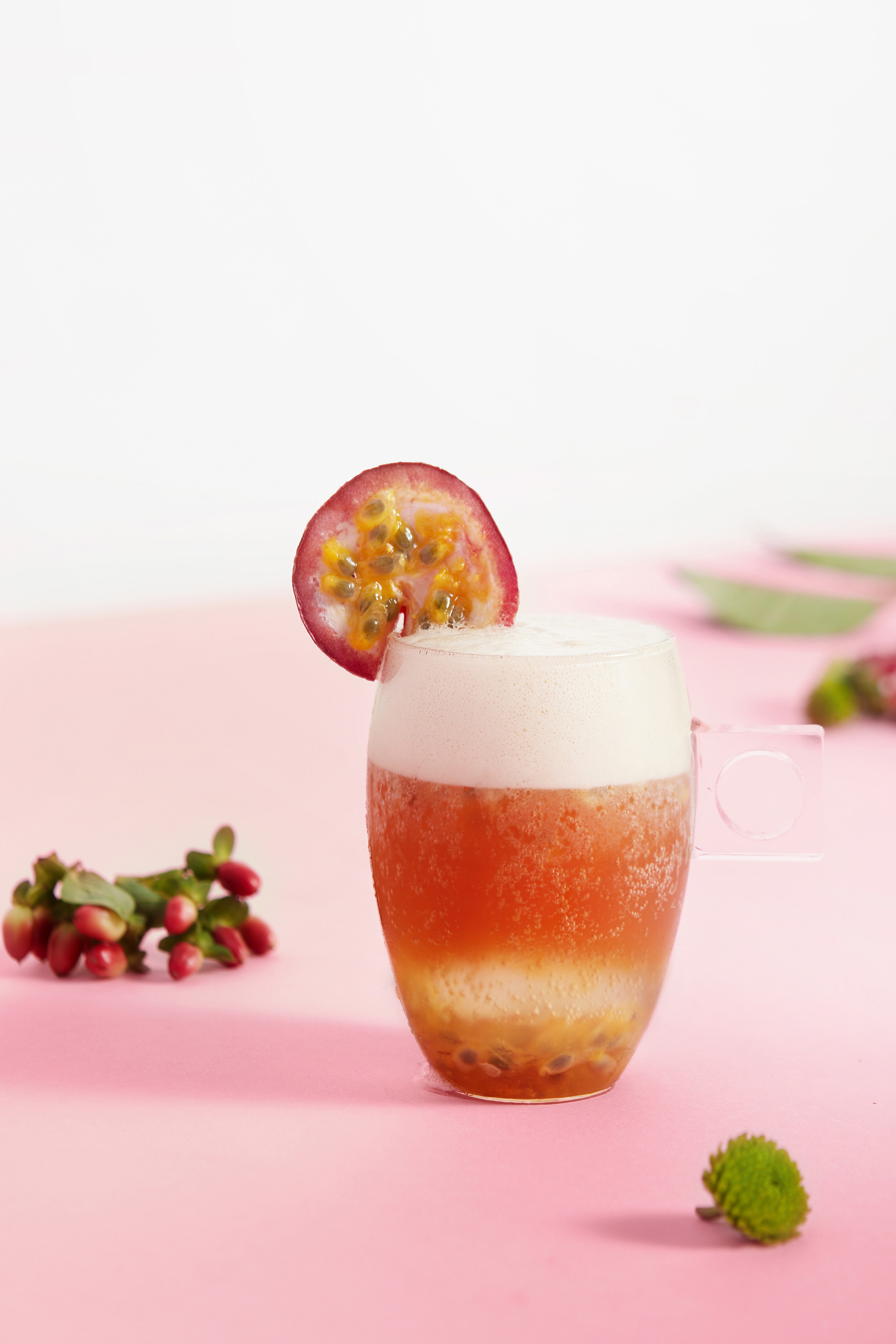 diy百香果冰咖啡,一口治愈炎炎夏日