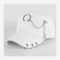 Hat boys cool handsome teenagers round face mens hair stylist personality hat fashion summer thin Korean couples