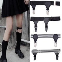 Cute girl no trace leg ring calf socks clip combination set socks ring non-slip Garter calf socks buckle leg ring