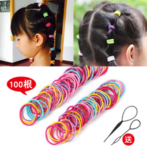 Disposable Hairband rubber band strong pull constantly black children adult small braids small leather case