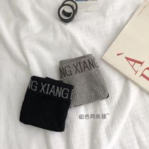 Panty women black European and American sports style womens pure cotton waist girls antibacterial belly briefs hip two pieces