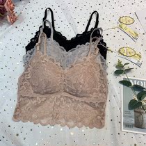 Summer without steel lace lingerie hanging with chest adjustable shoulder strap bottom vest with beautiful backches