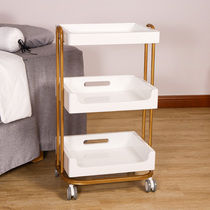 High-end Beauty Cart Small Cart Beauty Salon Special Multifunction Mechia Pushback SPA Containing Mobile Shelving Shelf