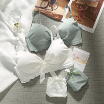 Lingerie womens thin summer small breasts gather high school teenage girl students with a small upper todebriefing bra cover to receive the secondary milk