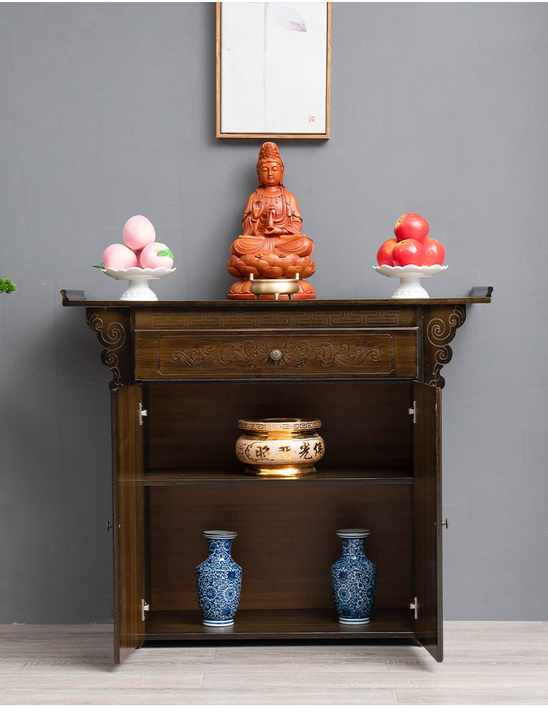 中式佛龛供桌神台家用佛台实木经济型香案观音财神供奉桌供台小型