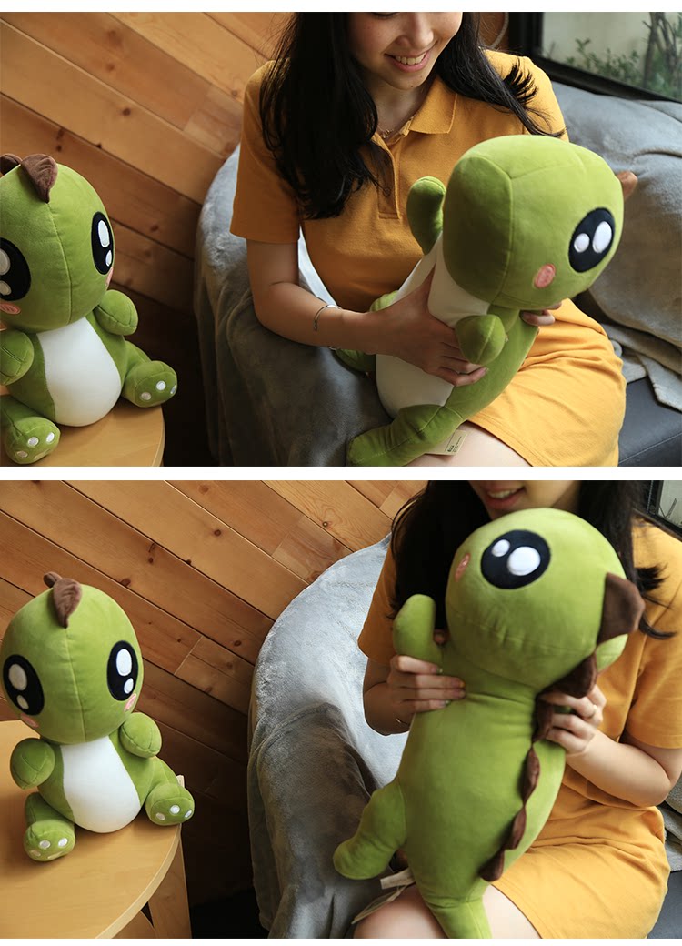 thegreenparty恐龙毛绒玩具35cm公仔抱枕睡觉床上大娃娃玩偶礼物_vip