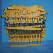 1 4W metal film resistor package five-color ring 41 common resistance values each 20 only=820 only