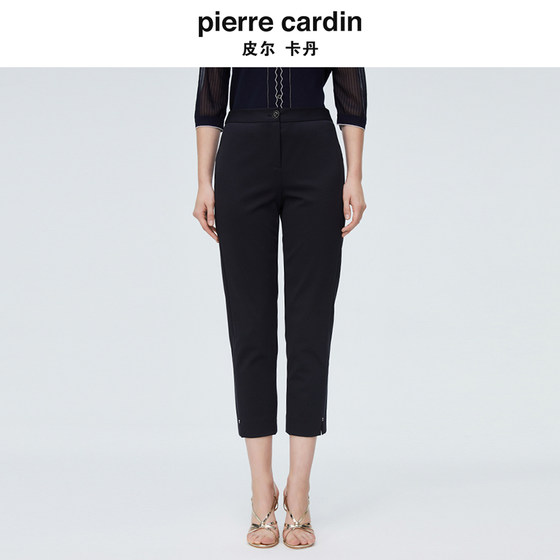 Pier Cardin women's autumn black slit thin nine-point foot pants for women slim pencil pants P4114T4006B0
Pier Cardin women's autumn black slit thin nine-point foot pants for women slim pencil pants P4114T4006B0