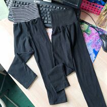 Day Shan West Song * Childrens pure cotton thin section elastic small foot care belly trousers autumn pants 80cm