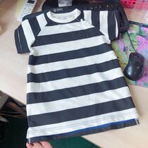 one thousand * GIRLS SUMMER AND AUTUMN Thin Hair Circles Casual Short Sleeve Sweater Dress 80-150cm