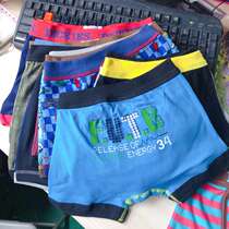 Day Single Cut Label pure cotton thin section boy flat foot underwear 100-160