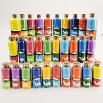 Gansu Dunhuang characteristic cultural and creative handmade luminous sand painting bottle drifting bottle camel handmade tourism commemorative birthday gift