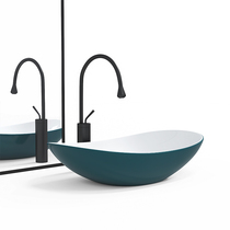 Nordic Terrace Basin Ink Green Pink Wash Basin Single Basin Toilet Ceramic Washbasin Home Wash-Wash Bench Wash Basin