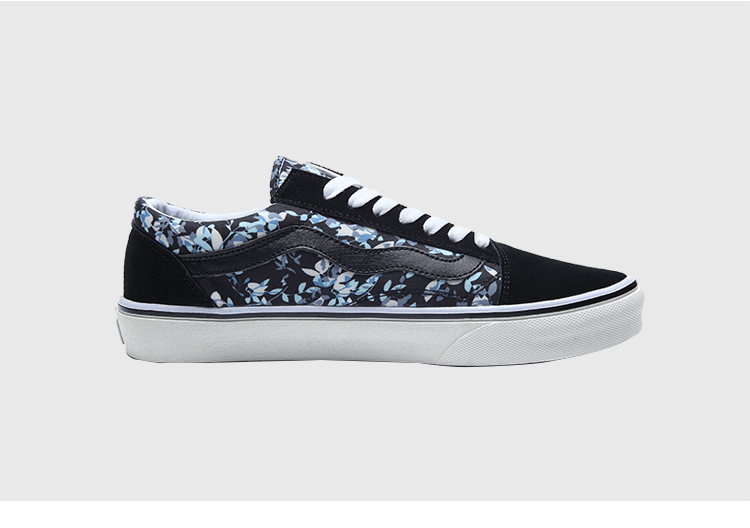 万斯鞋男低帮印花鞋经典款联名情侣板鞋女春秋wans官方旗舰店官网