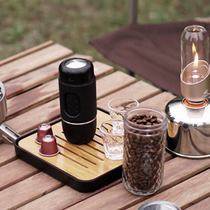 Huofeng Italian free portable coffee machine Mini hand-pressed capsule Household portable outdoor car coffee machine