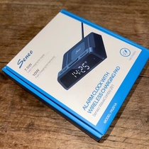 Export European and American digital alarm clock wireless charging bedside wireless charging alarm clock