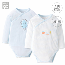 gb good boy spring and autumn baby long-sleeved bag fart clothing Baby one-piece clothing for men and women baby summer thin clothing climbing clothes