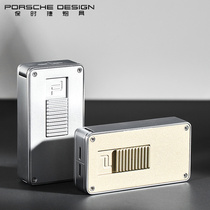 Porsche lighter Straight wind-proof 10 bullet cigar special high - end mens business gift P3648