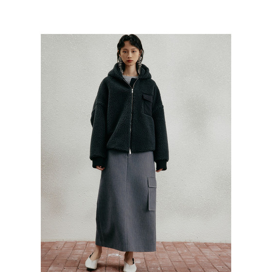 New winter short hooded versatile casual women's woolen jacket
New winter short hooded versatile casual women's woolen jacket