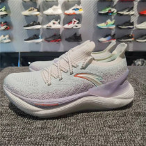 Ann Stepping Running Shoes Woman 2022 Spring Festival New One Foot Sleeve Light Running Shoes 122215581