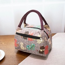 Handbag Thickening Oxford Lunch Box Bag Lady Bag Mommy Bag Containing small square bag ladies Waterproof Lunchbox Bag