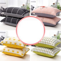 High pillow thickened and high without deformation hotel pillow does not collapse couple pair of pillow core one high elastic pillow whole head