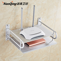 Special Price Space Aluminum Solid Digital TV Set-top Box Rack router bracket Sub-shelf wall-mounted