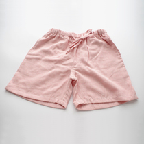 Summer cotton gauze pyjamas ladies thin hot pants cute casual striped cotton beach pants home shorts