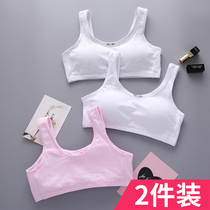 Developmental small vest underwear female rimless big child junior high school high school students 12-16 years old pure cotton girl bra