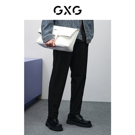 GXG men's clothing, black slim foot trousers in the mall, new product for spring 2024 GFX10200361
GXG men's clothing, black slim foot trousers in the mall, new product for spring 2024 GFX10200361