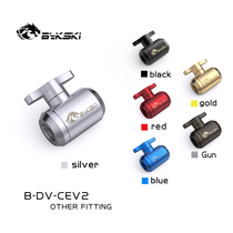 Bykski B-DV-CEV2 Boutique Hand Screw Drain Valve Switch Water Stop Valve for Hard Tube Water Cooling