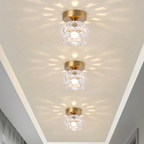 Aisle corridor light porch entrance flower-shaped glass ceiling light simple modern ceiling downlight creative flower lamps