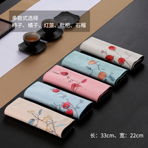 Japanese tea towel cloth absorbent high-grade tea table cloth rag tea table mat tea table cushion pot towel tea set towel
