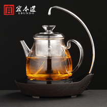 Glass cooking teapot set Health pot steaming teapot single pot Household electric automatic water electric pottery stove tea maker