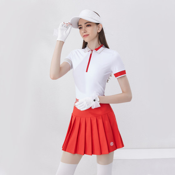 Summer golf women's tennis badminton suit jersey clothing ladies short sleeve short skirt versatile sports elasticity
Summer golf women's tennis badminton suit jersey clothing ladies short sleeve short skirt versatile sports elasticity