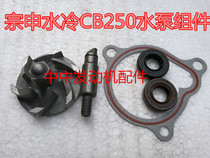 Zongshen water-cooled CB250 M7 water-cooled CQR250 R8 water pump shaft water pump assembly water seal impeller