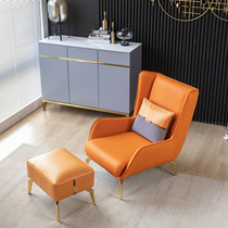 Nordic single sofa light luxury lazy chair living room balcony leisure chair net red girl small apartment tiger chair