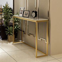Nordic marble entrance table modern simple into the new Chinese decoration long hotel living room European-style entrance table