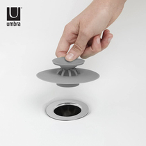 Floor drain sticker Canada UMBRA toilet hair blocked water plug in press type bathtub wash wash face pool Deodorant Plug