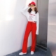 Broad-legged pants for girls in spring 2018 Broad-legged pants for girls in spring 2018