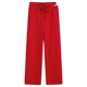 Broad-legged pants for girls in spring 2018 Broad-legged pants for girls in spring 2018