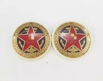 Old hat badge last century retired 87 sea training hat emblem military training small cap badge old goods collection military fan Commemorative Medal