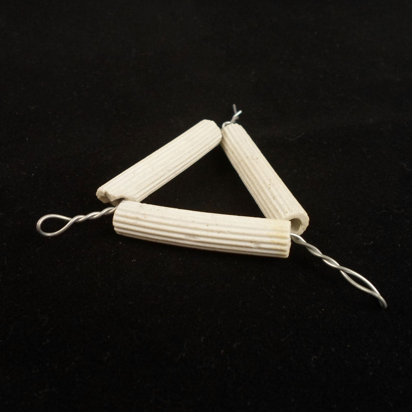 泥三角 蒸发实验室加热用垫 陶瓷 耐高温 实验器材 化学生物